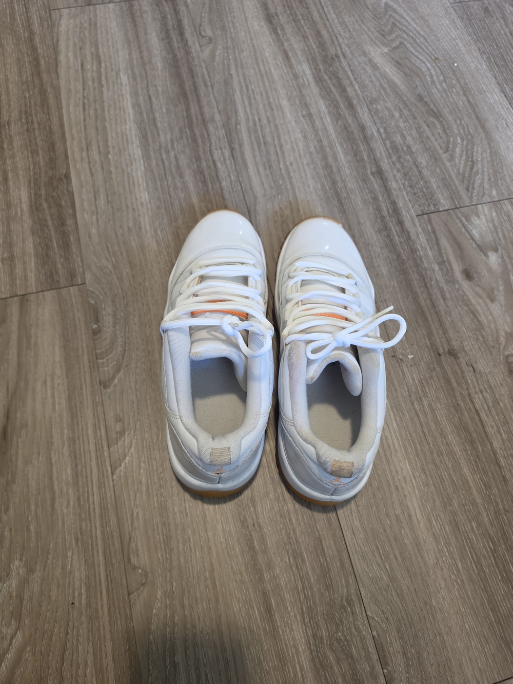 Jordan Air Jordan 11 Retro Low Bright Citrus Sneakers White & Orange